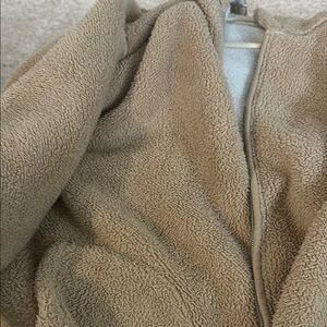 Cozy Tan Sherpa Jacket